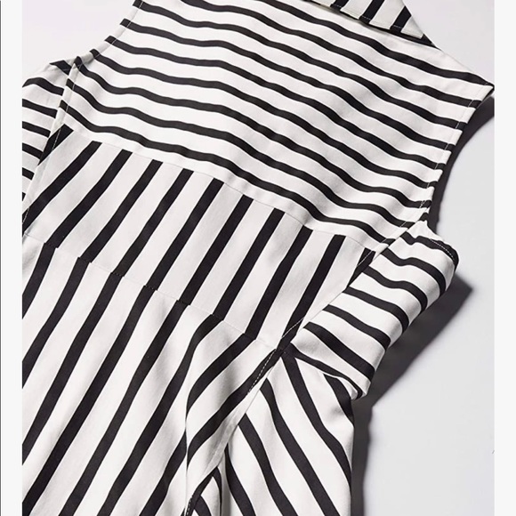 Julia Jordan Women's Shirt Dress Striped with Collar and Pockets size 8 - Picture 5 of 14